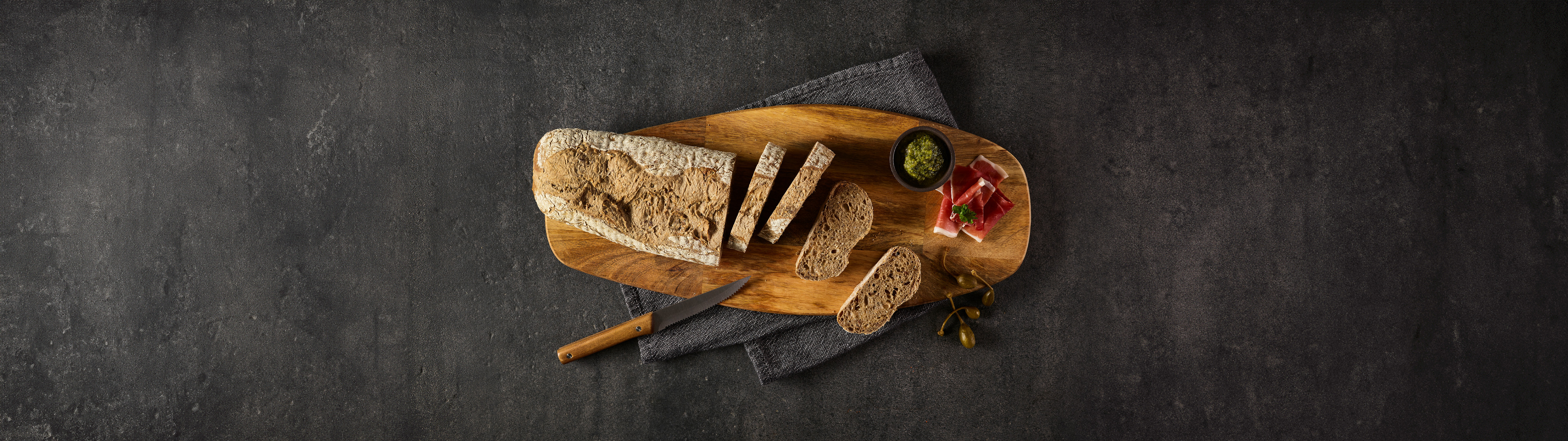 Ciabatta rustik mörk 450g Panesco | LLBG Sverige