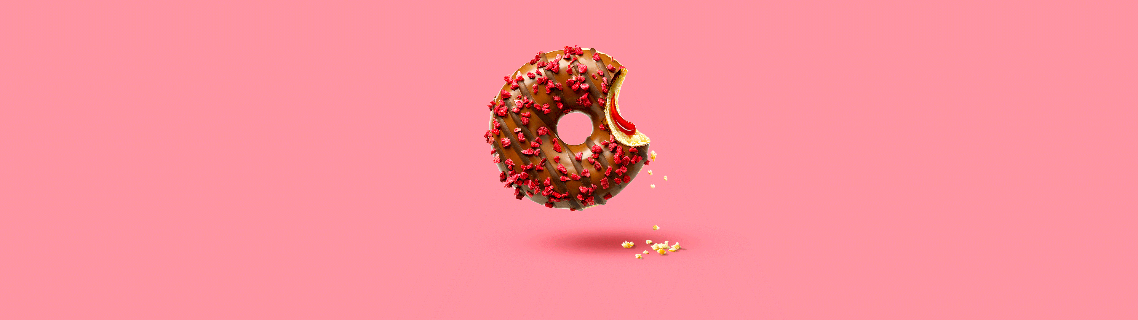 Donut raspberry bliss Donut worry be happy | LLBG Belgique