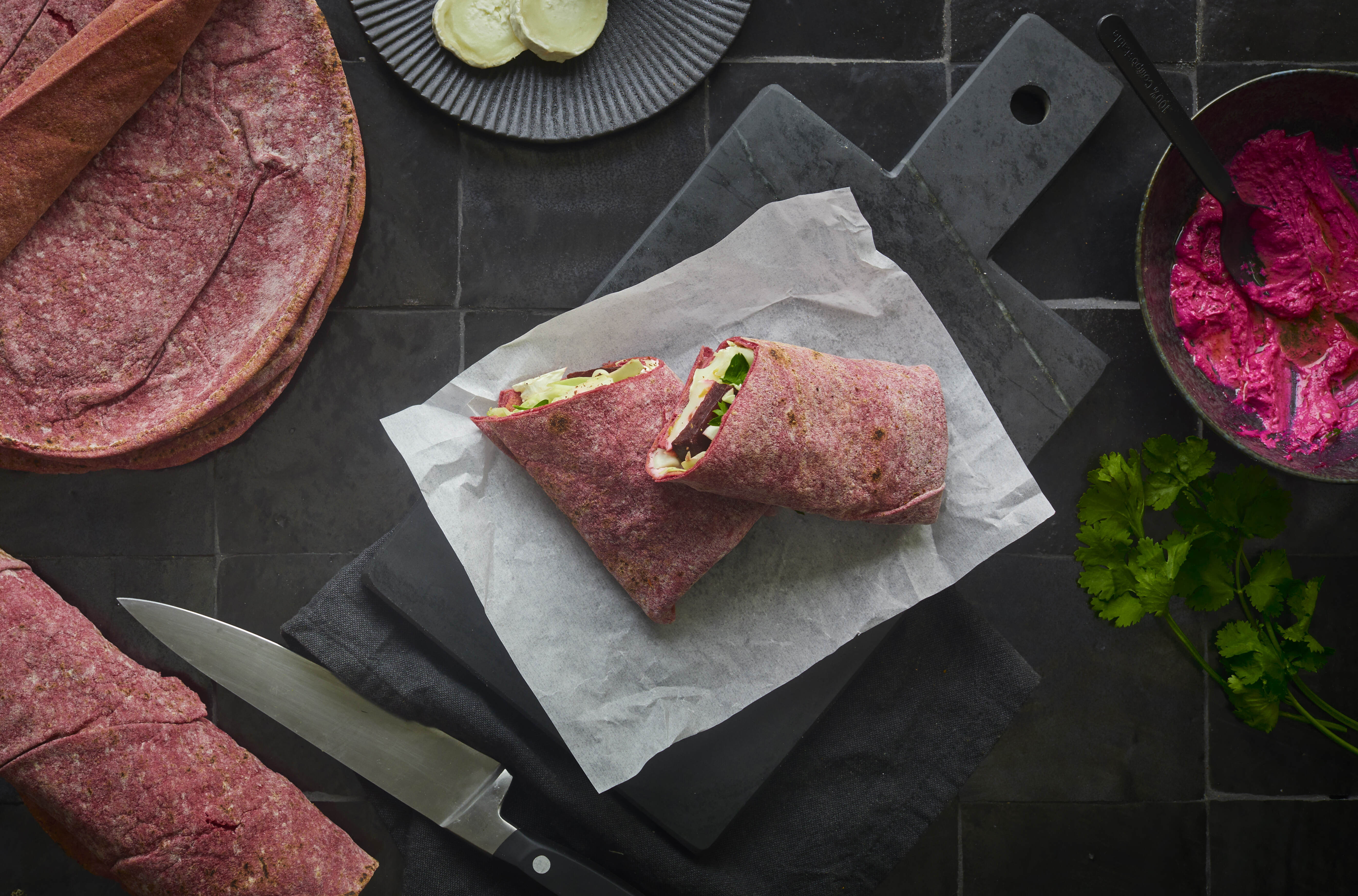 Lebanese flat bread beetroot Panesco | LLBG Belgique